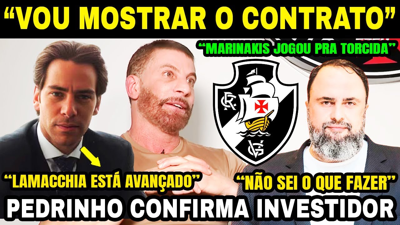NOVO INVESTIDOR! PEDRINHO CRAVA NEGOCIAÇÃO COM MARCOS LAMACCHIA! 