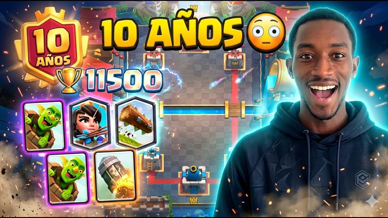 Llegué a 11500 copas… y apareció un jugador de 10 AÑOS 😳 | Clash Royale