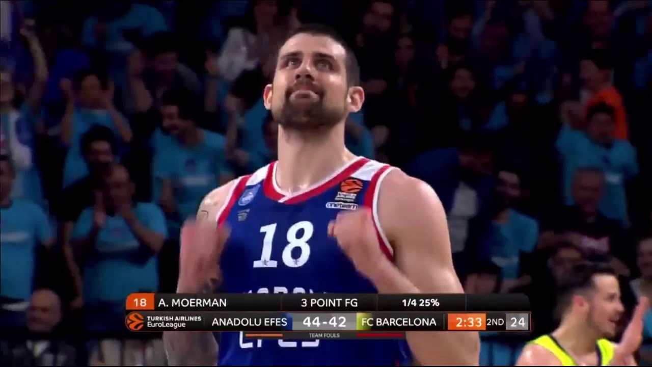 Adrien Moerman highlights (Anadolu Efes-Barcelona: 80-71)