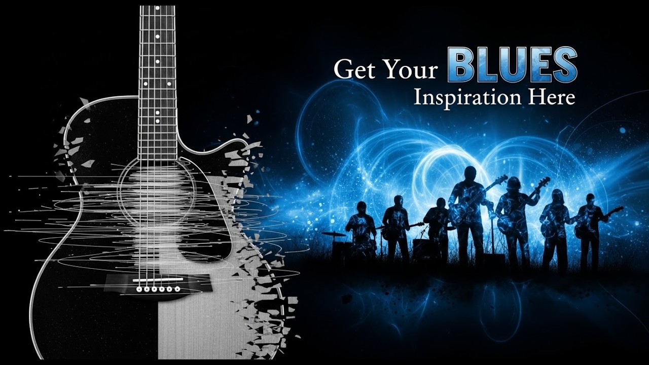 The heartbeat of Blues feeling the rhythm in an inspiration track
