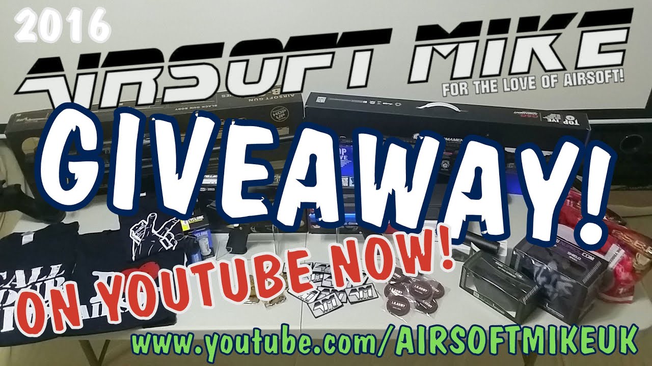 AIRSOFT MIKE EPIC GIVEAWAY 2016