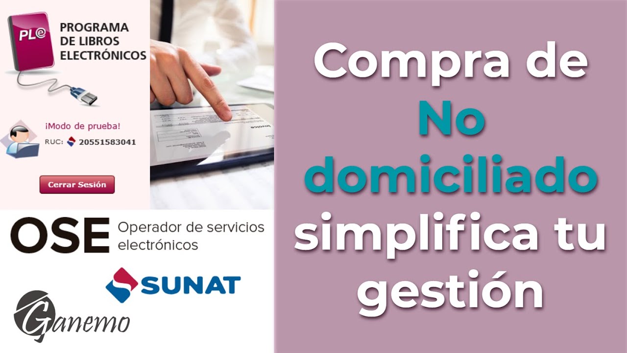 Gestión de compras NO DOMICILIADOS 📕 (Formato 8.2) Año 2021 - Registro de Compras 8.1 y 8.2 (PLE)