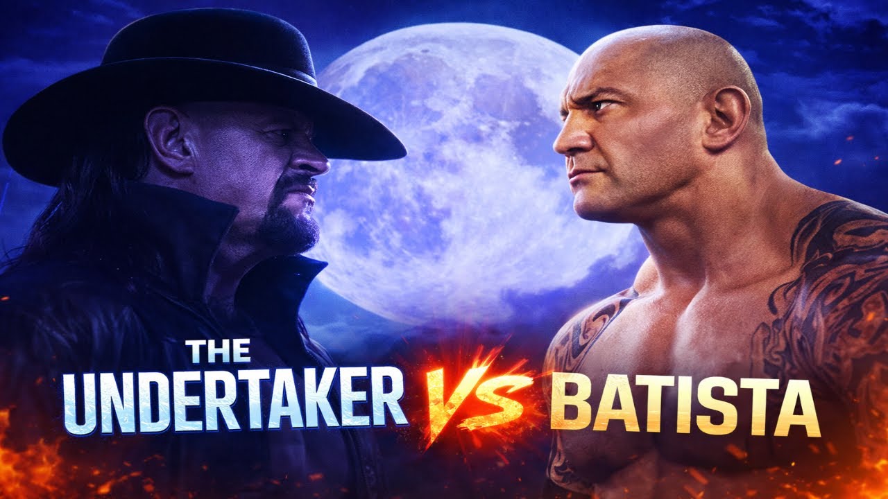 The Undertaker vs Batista 💀🔥 Full Power Match | WWE Legendary Battle