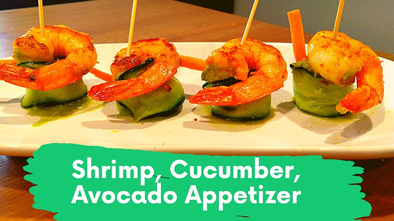 Shrimp Cucumber Avocado Appetizer || Shrimp Cucumber Bites || Shrimp Cucumber Roll