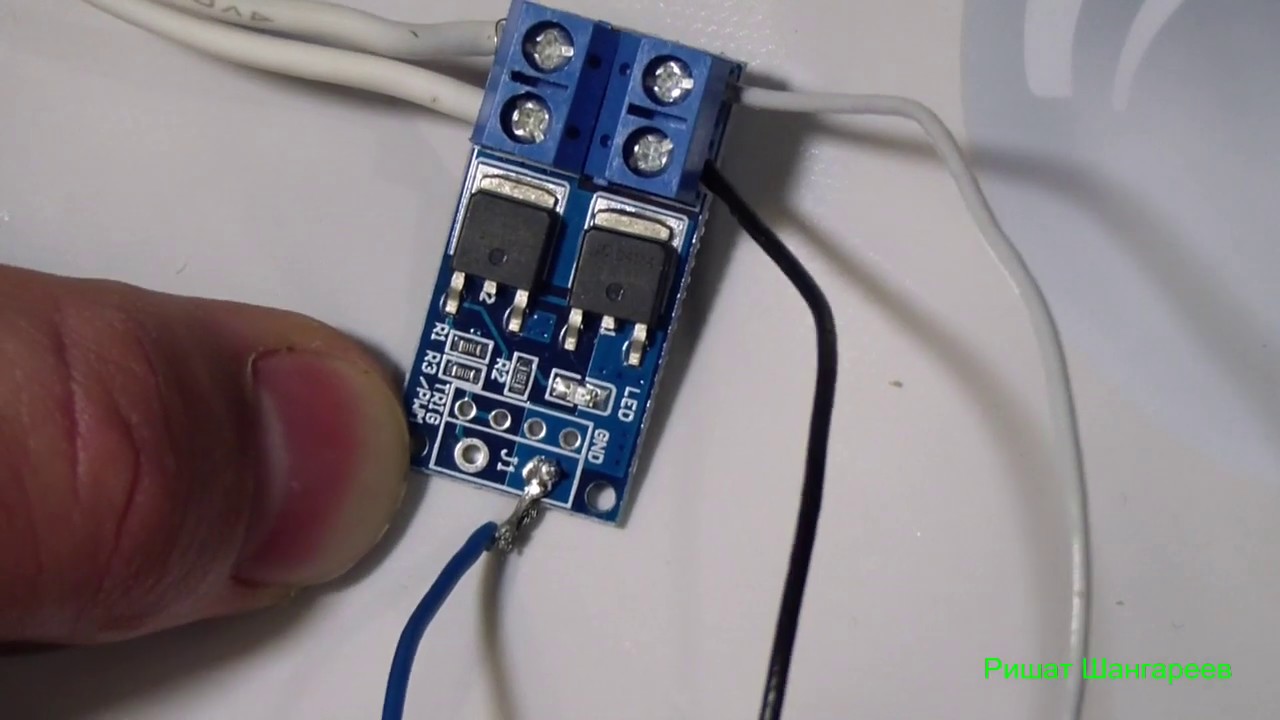 Модуль MOSFET ключа XY-MOS AOD4184 x2 PWM