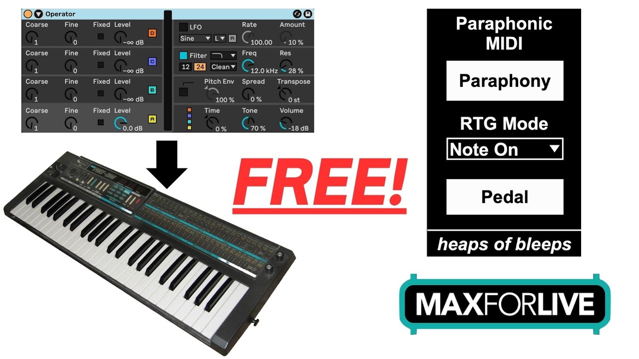 Turn Polyphonic Synths into Paraphonic Ones With This Free Max for Live Device!