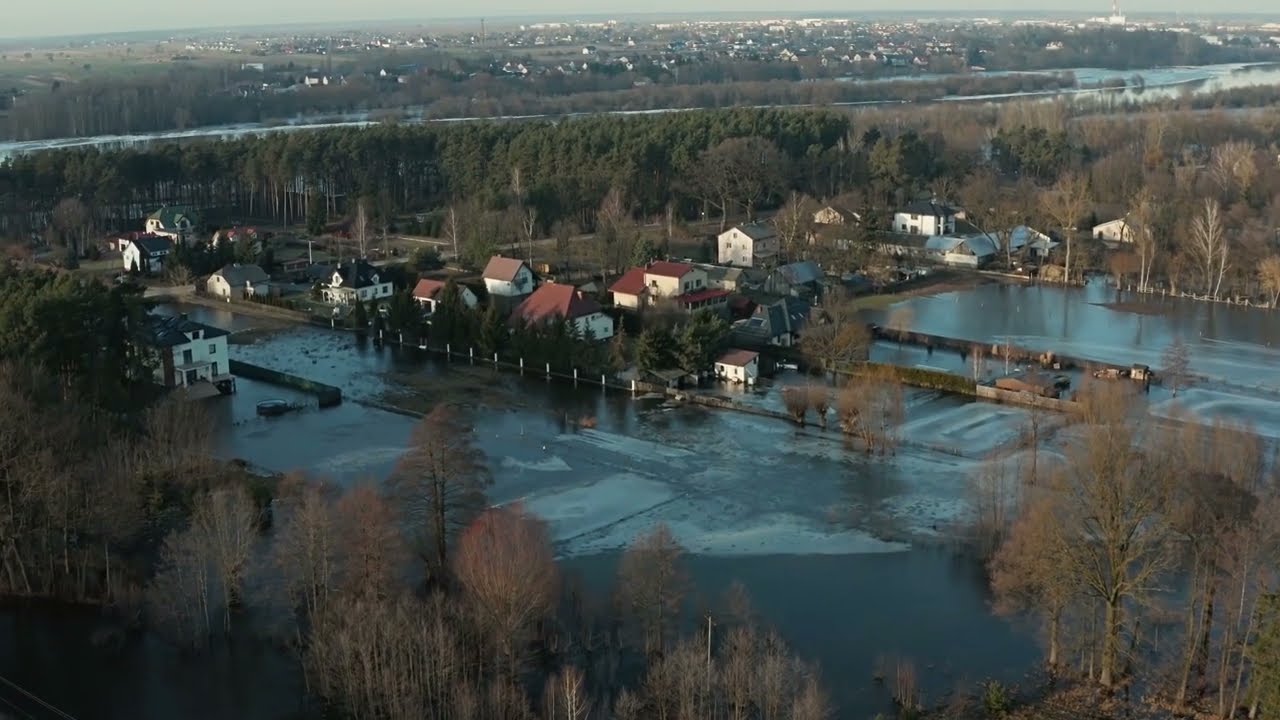 Podtopienia przez BUG na Mazowszu   okolice Wyszków