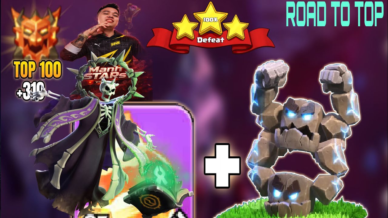 Manh STARs | Legend League Attacks FB Meteor Golem With Army Link.....