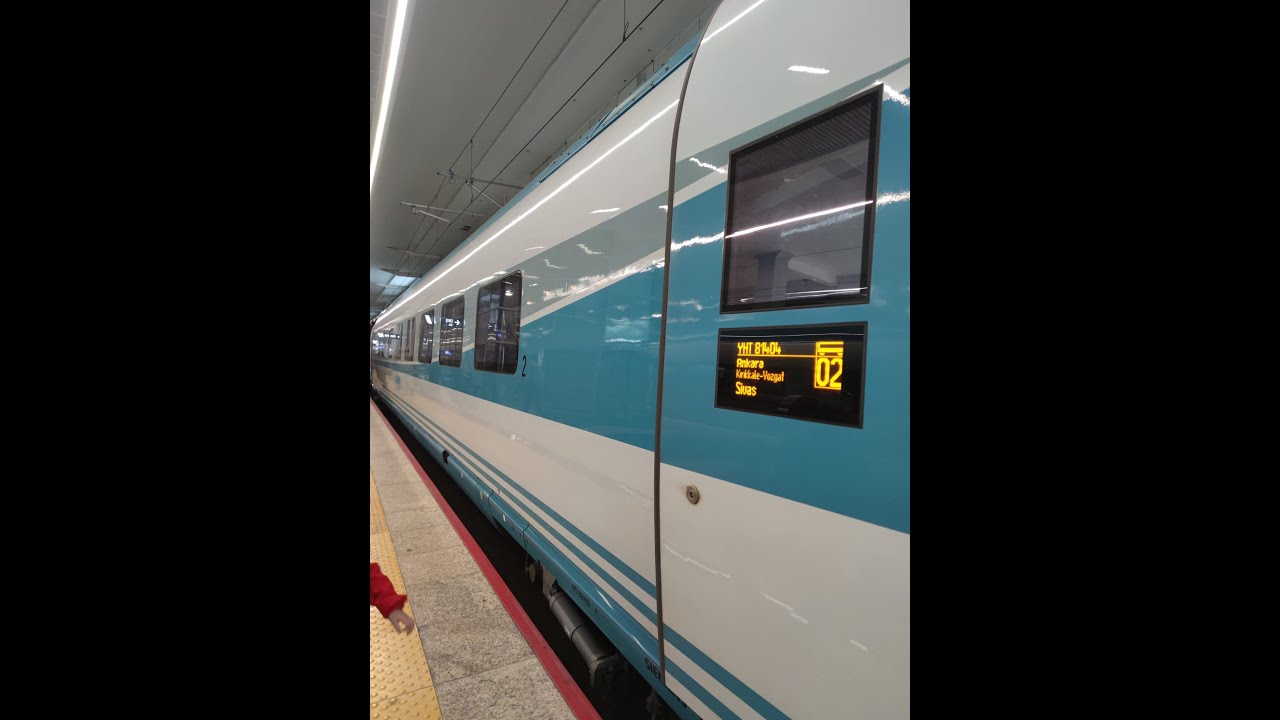 Ankara-Yozgat Hızlı Tren İlk Yolculuk 10 dakika'da Hızlı Tren vlog 🚆