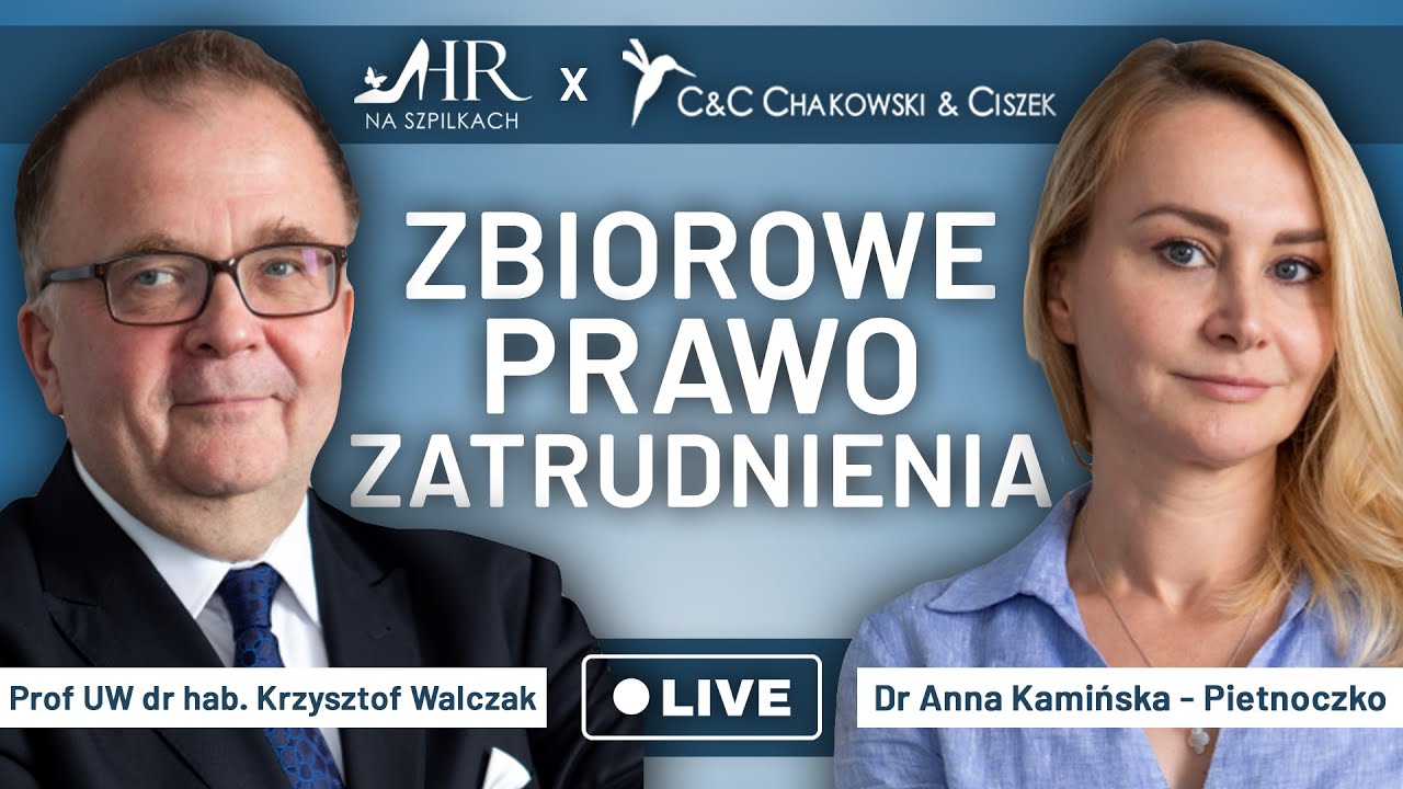 Zbiorowe prawo pracy - układy, regulaminy, porozumienia, sygnaliści.