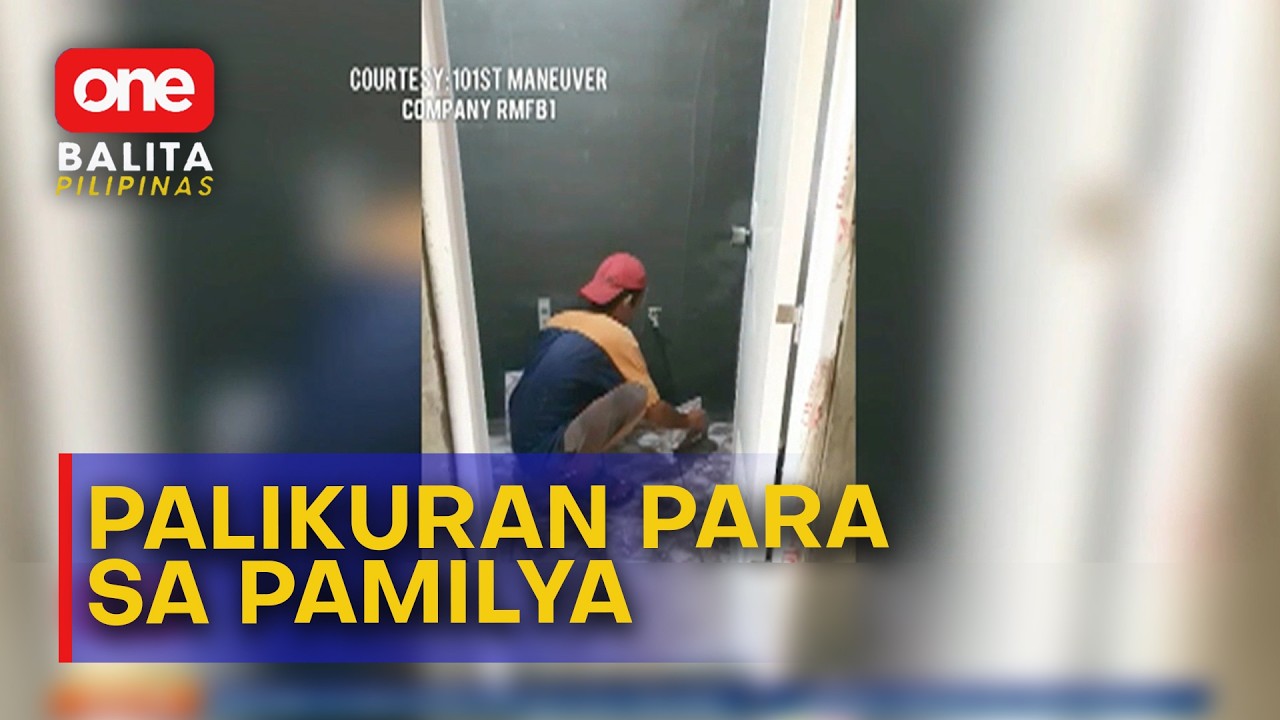 Pulis sa Ilocos Norte, nagtayo ng palikuran bilang regalo sa pamilyang 2 dekada nang walang CR