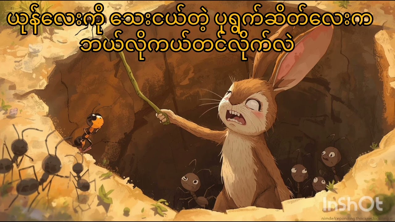 မာနကြီးတဲ့ ယုန်ကလေးနဲ့ ကူညီတတ်တဲ့ ပုရွက်ဆိတ်ကလေးအကြောင်းပုံပြင်​လေးပါ။ပြူပြူက ရန်ရန်ကို ဘယ်လိုကယ်