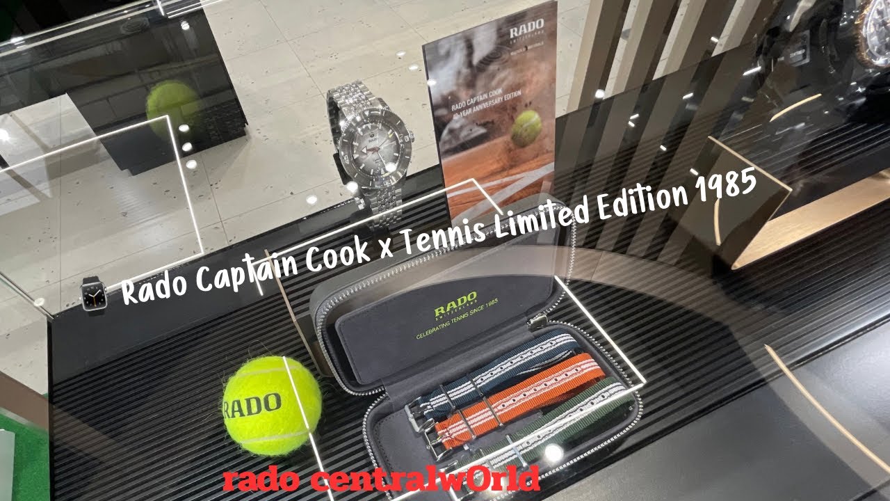 #rado #centralworld  #⌚ Rado Captain Cook x Tennis Limited Edition 1985