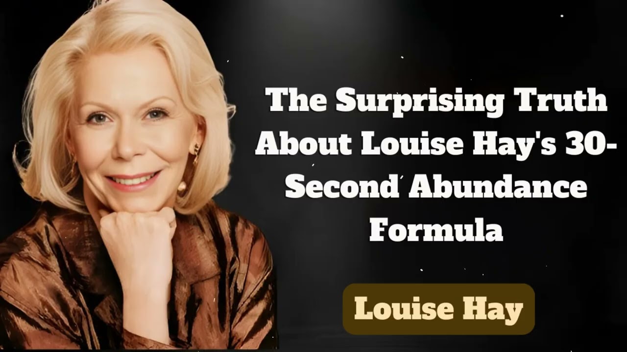 The Surprising Truth About Louise Hay's 30-Second Abundance Formula | Messages of Love - Louise Hay