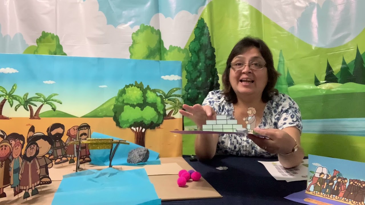 PRIMARIOS-EL CRUCE DEL RIO CAUDALOSO- CRUCE DEL RIO JORDAN -IDEAS LECCION # 3_ MINISTERIO INFANTIL