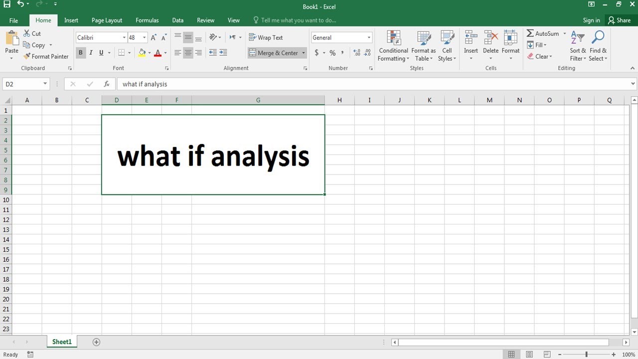 ادوات تحليل البيانات ماذا لو فى اكسيل | what if analysis in excel | شرح الاستهداف goal seek