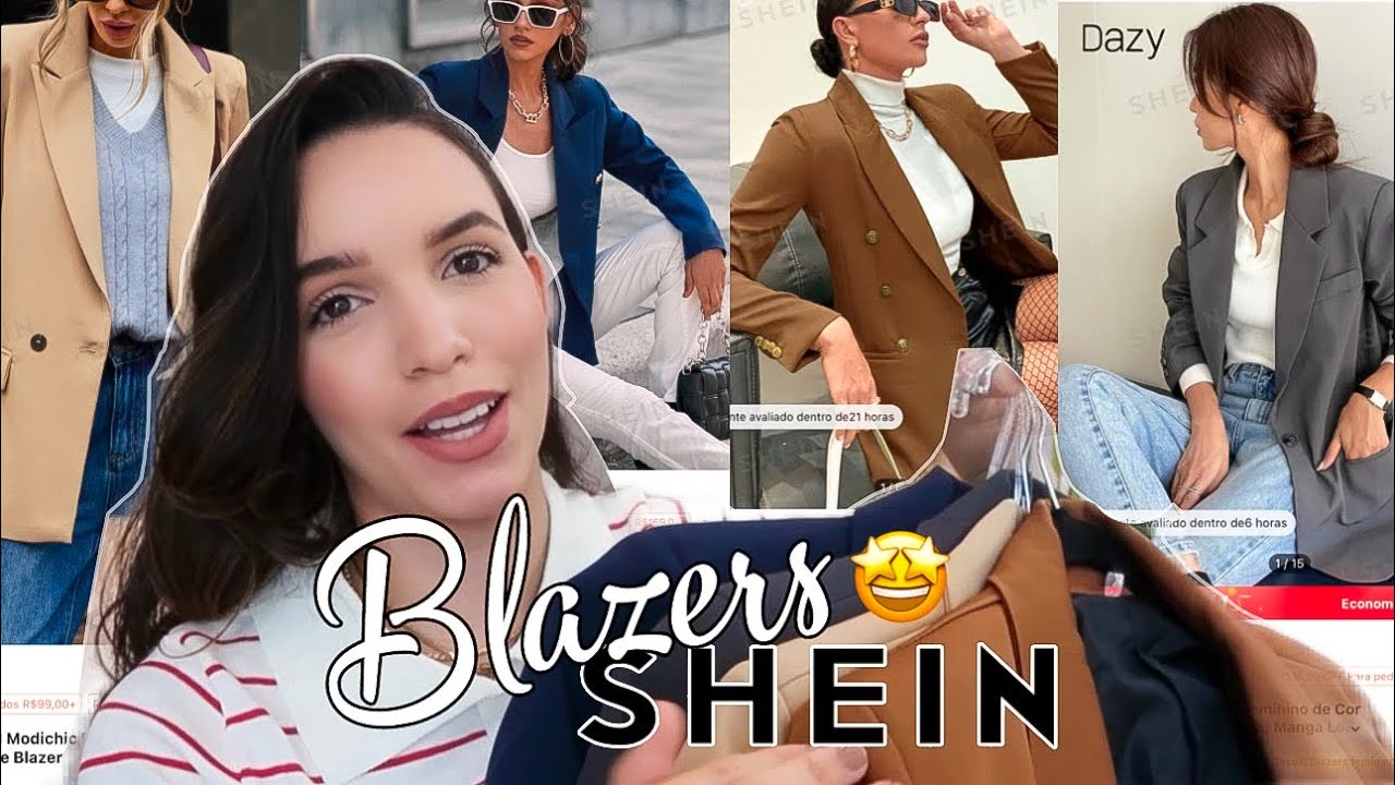 COMPRINHAS SHEIN - OS BLAZERS MAIS LINDOS | Debora Freitas