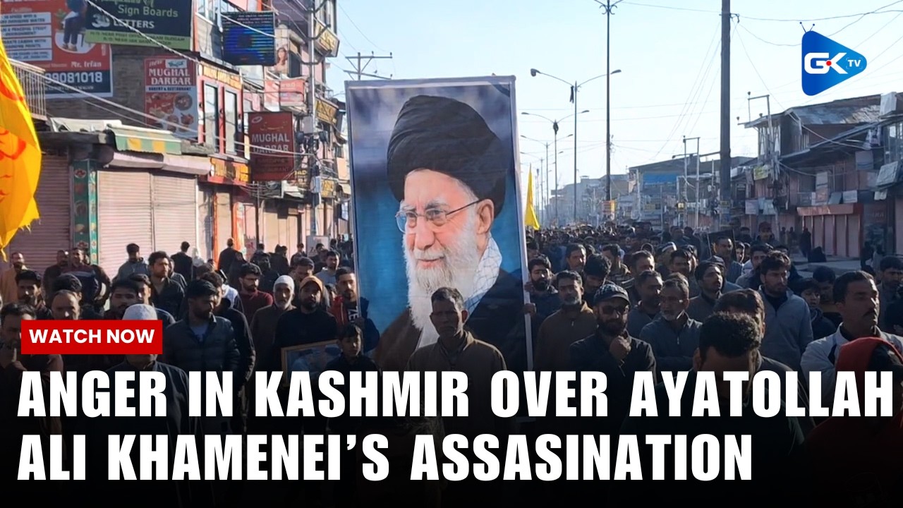 Protests erupt across Kashmir over assassination of Iran’s Supreme Leader Ayatollah Ali Khamenei