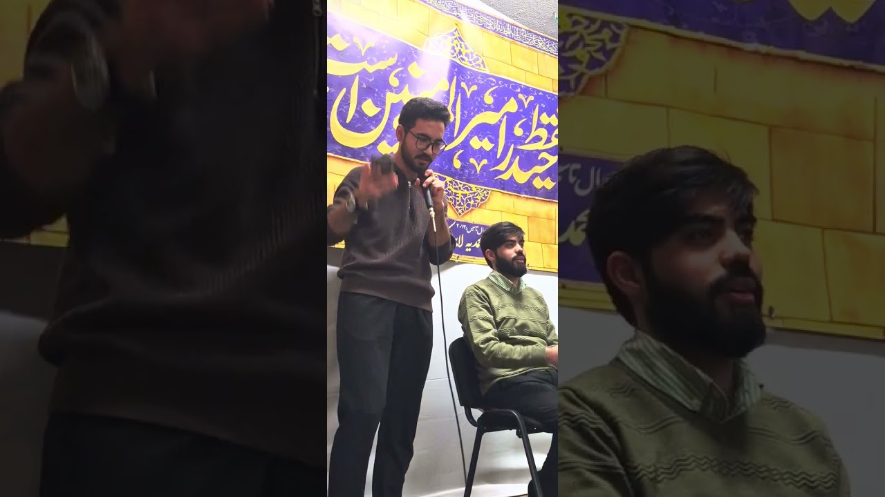 مراسم جشن نیمه تولد حضرت امام زمان علیه السلام در حسینیه محمدیه-لایپزیگ برگزار شده بود  سید مهدی 