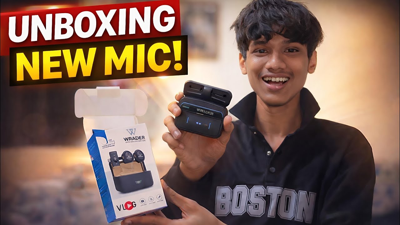 🎉 Unboxing Wrader mic 🎉 full details#wrader #viral #subscribe #vlog love you all ❤️❤️