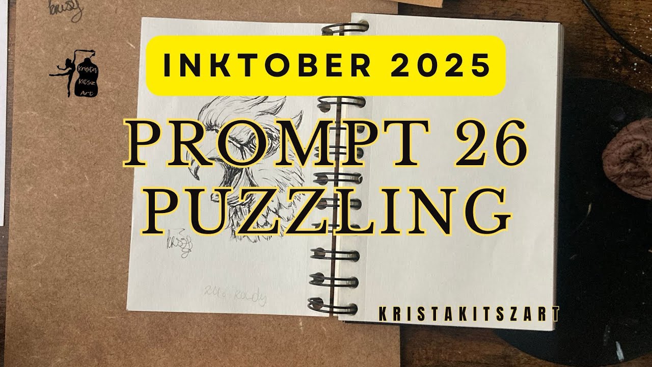 Inktober 2025 | prompt 26 | Puzzling | @kristakitszart 