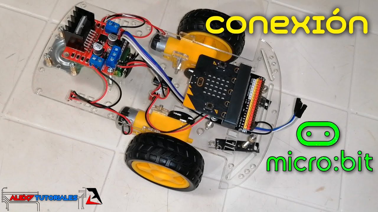 Conectar Elementos - Carro Seguidor de Línea con Micro:bit - PARTE 5 ⚡
