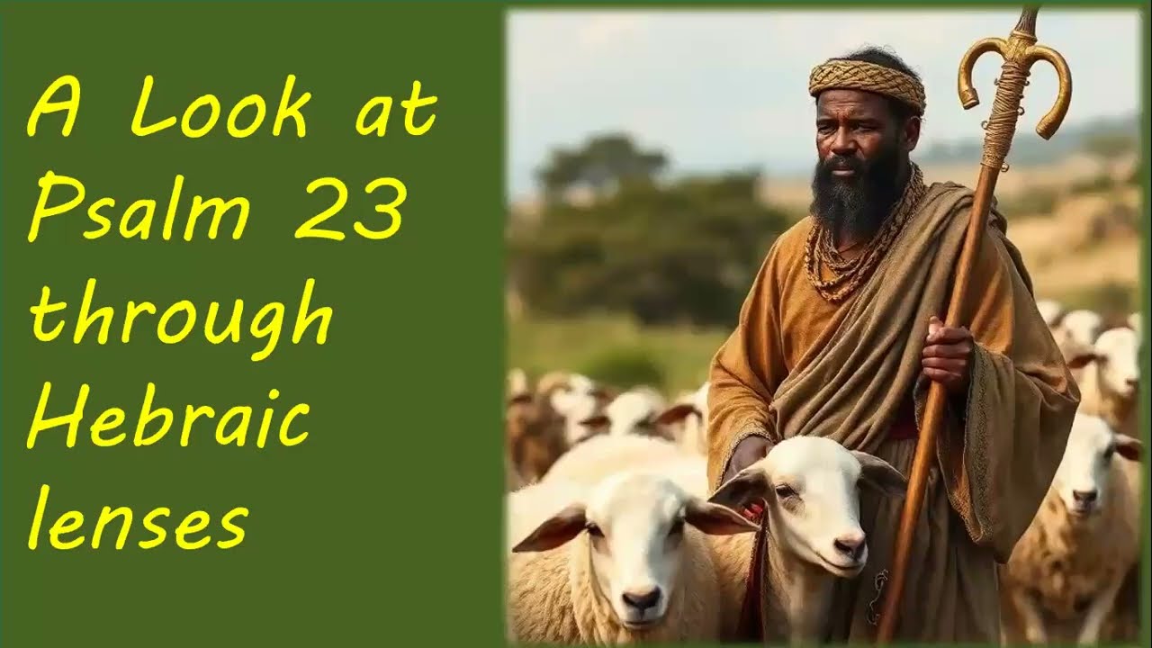 Understanding Thahal Psalm 23 Through Hebraic Lenses