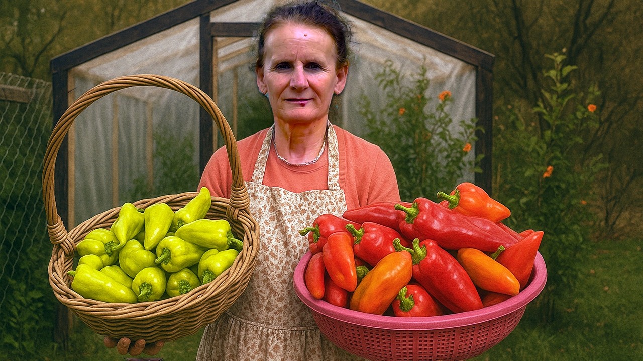 Pickling Peppers the Forbidden Way?! 🫒🌶️ This Albanian Village Trick Will Shock You!