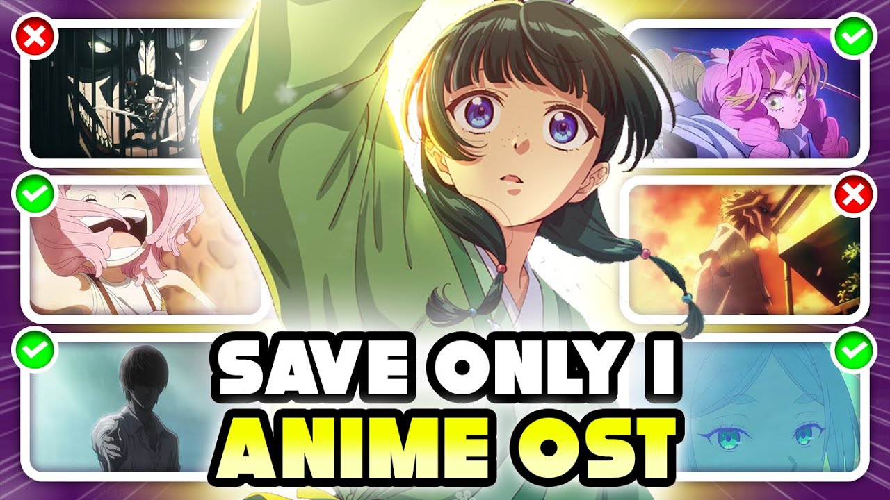 ⚡ SAVE ONLY 1 ANIME OST // Impossible Challenge⚡