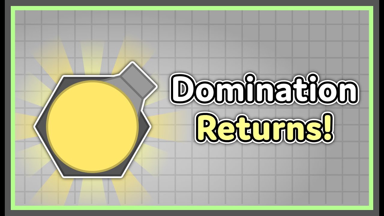DOMINATION IS BACK!! - [Diep.io]