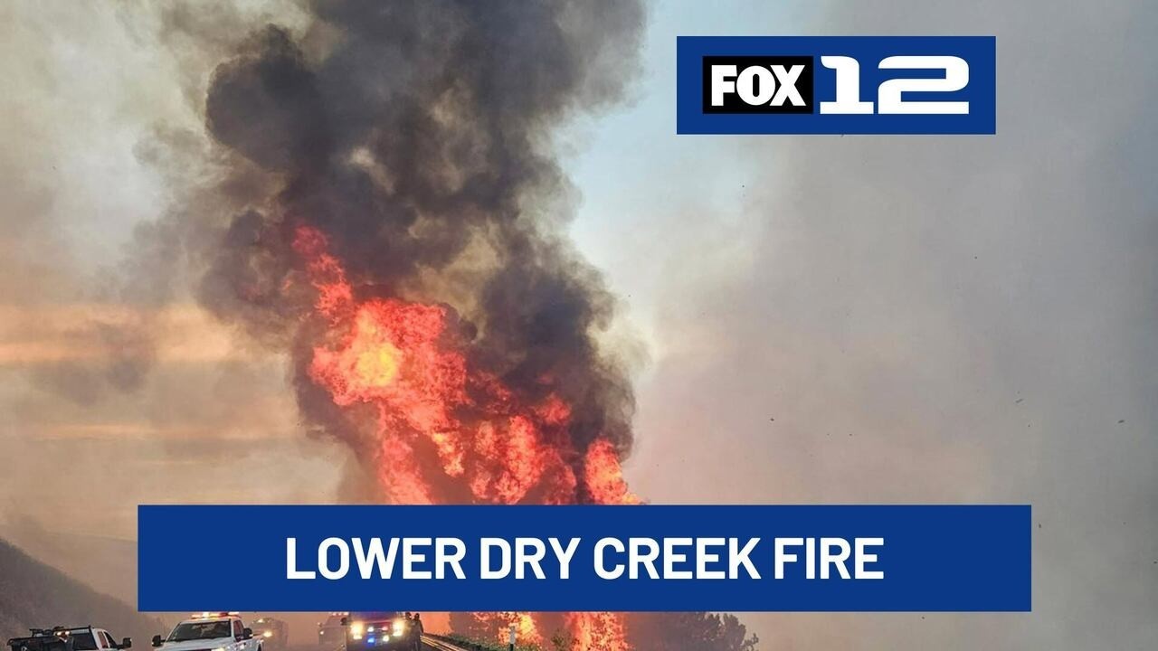 Пожар Lower Dry Creek уничтожил 5 домов, действует приказ о немедленной эвакуации