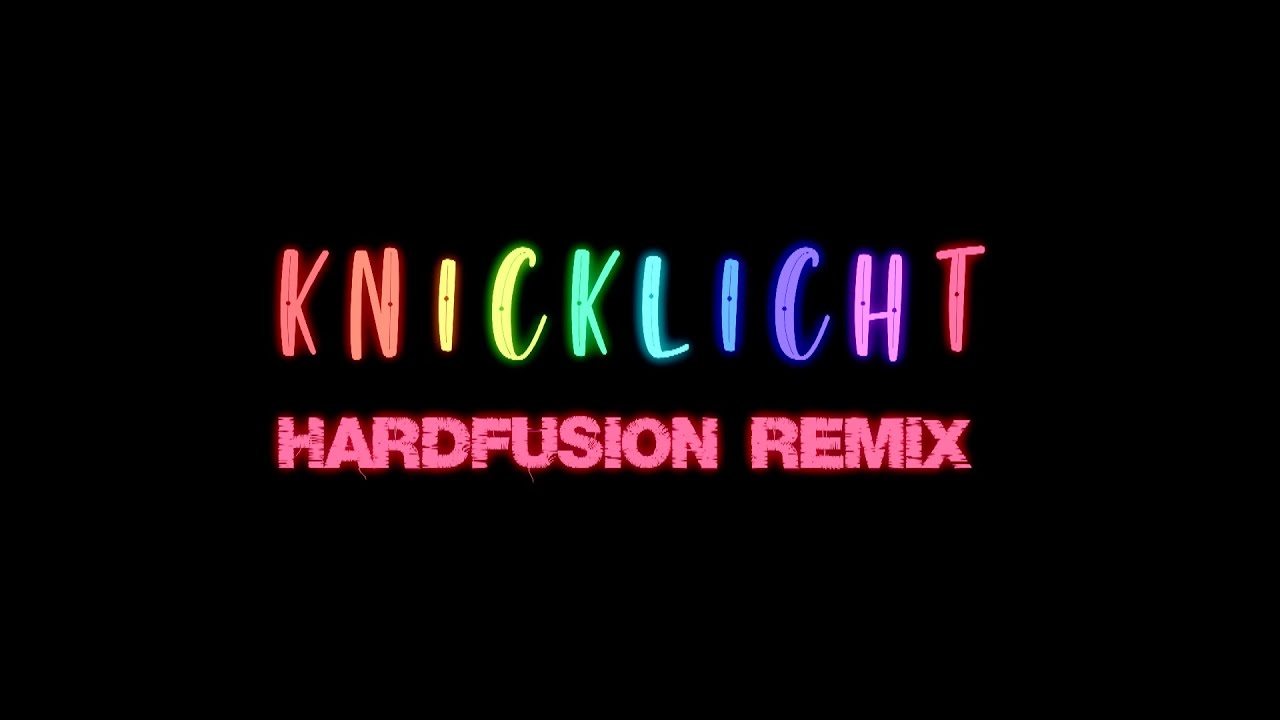 Isi Gl&uuml;ck - Knicklicht (deMusiax Hardstyle Remix - Hardfusion) [Lyrics Video]