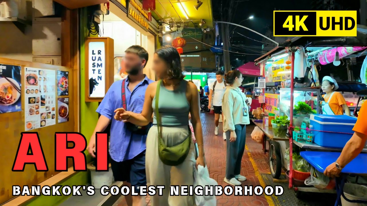 [4K UHD] Walking around Ari Area in Bangkok | Bangkok's Coolest Neighborhood