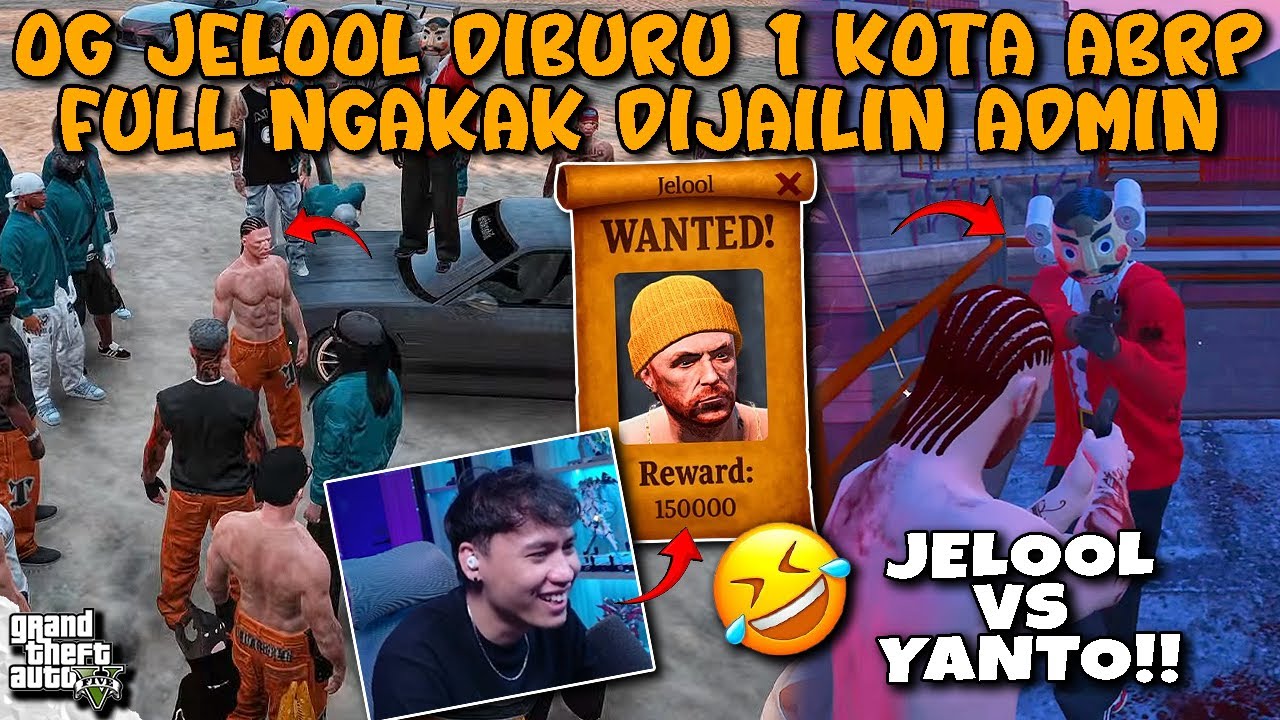 JELOOL DIBURU 1 KOTA ABRP!! MALAH DIJAILIN DAN BY1 SAMA YANTO WKWK😂|| GTA V ROLEPLAY