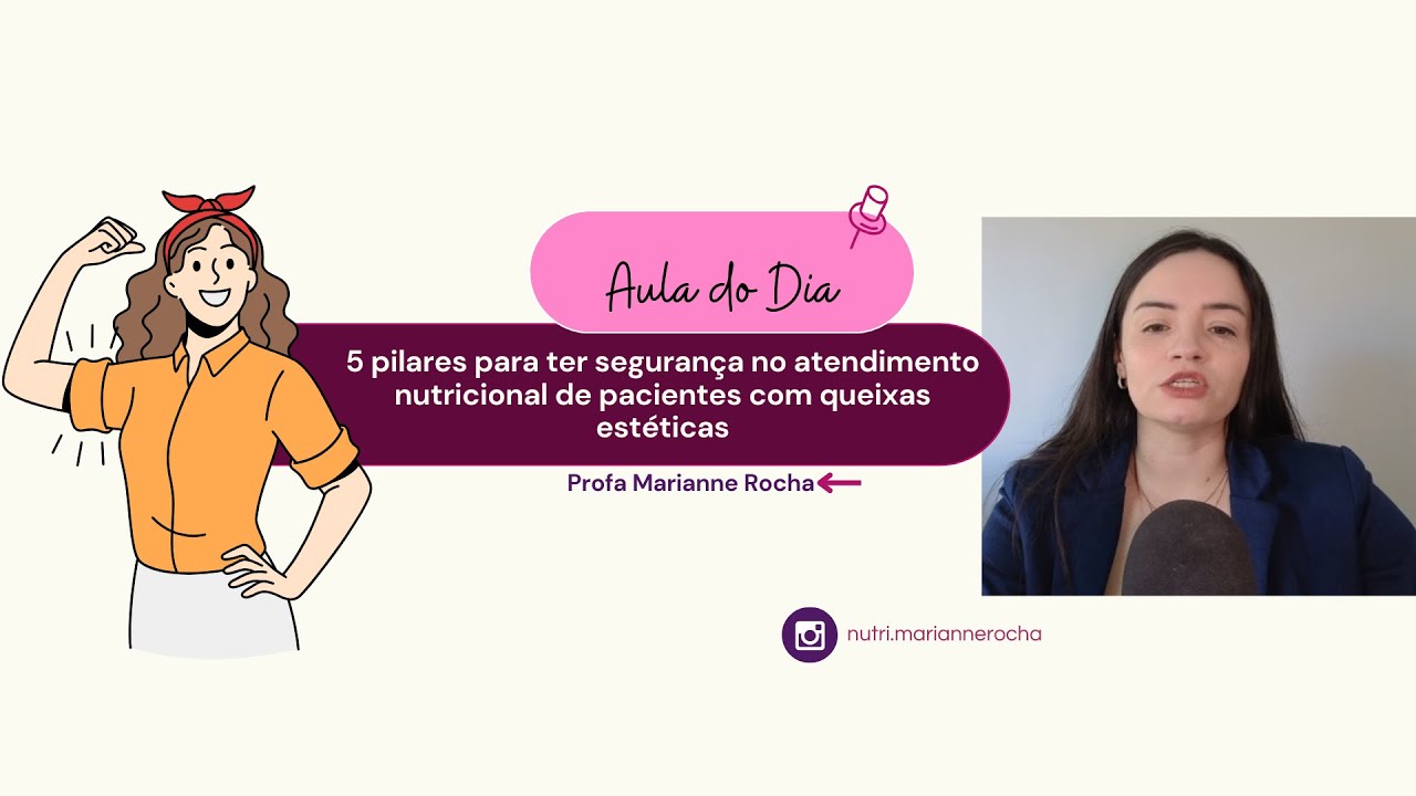 COMO ATENDER PACIENTES COM QUEIXAS ESTÉTICAS | AULA COMPLETA PARA NUTRICIONISTAS