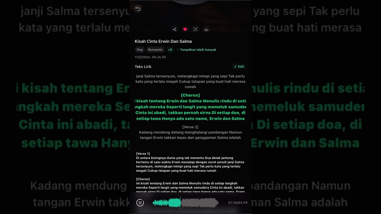 Kisah Cinta Erwin Dan Salma
