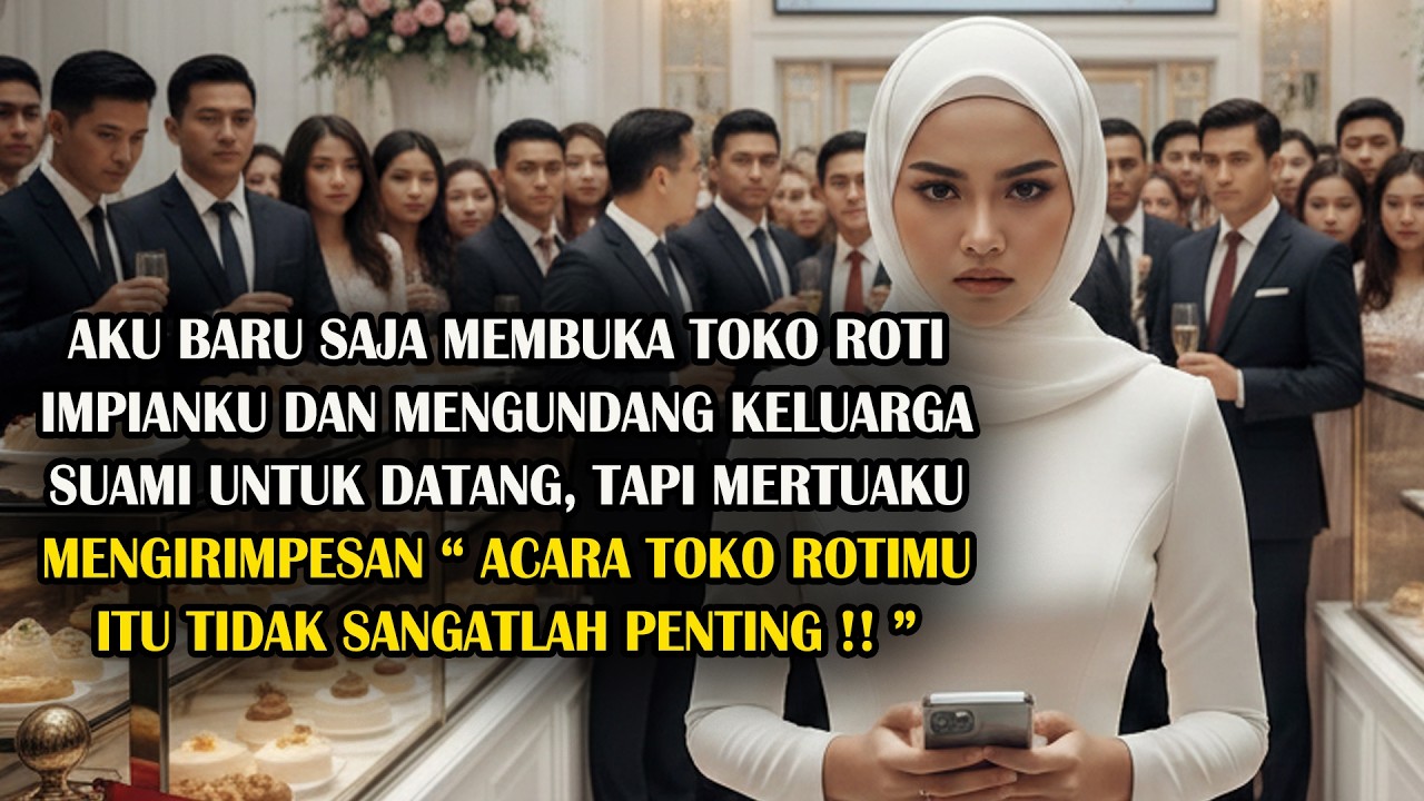 VIRAL !! DI ANGGAP TIDAK PENTING OLEH MERTUA, SAAT AKU OPENING TOKO ROTI #drama #novelromantis