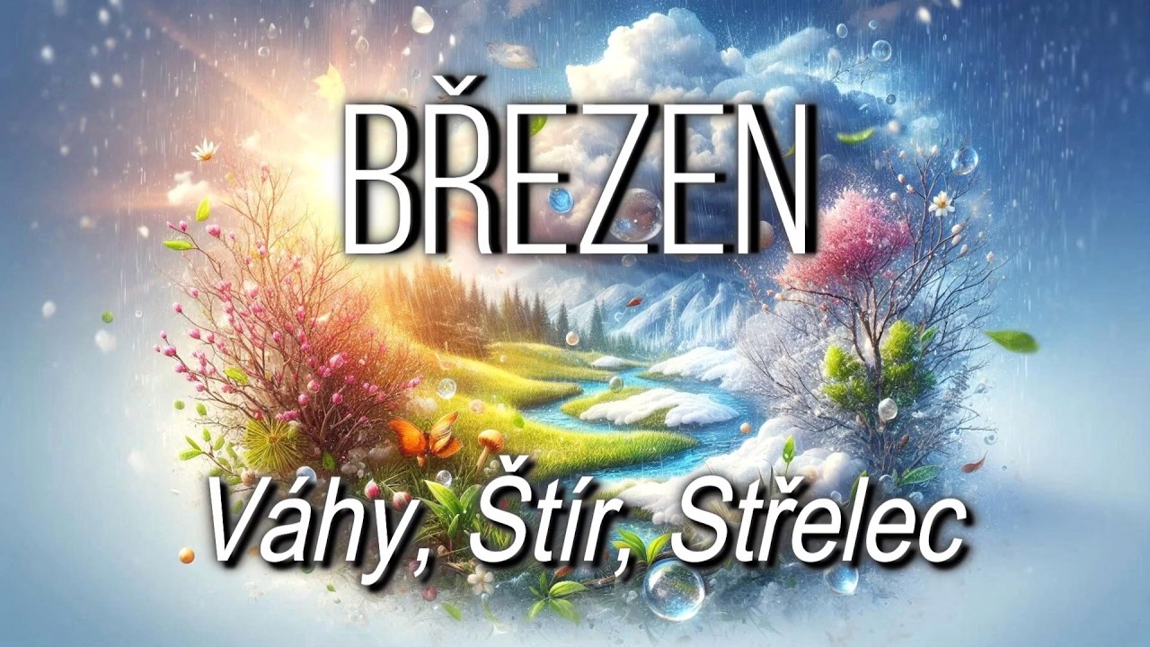 BŘEZEN  ♎Váhy ♏Štír ♐Střelec -❤️láska -zadaní-nezadaní, vztah, práce, finance