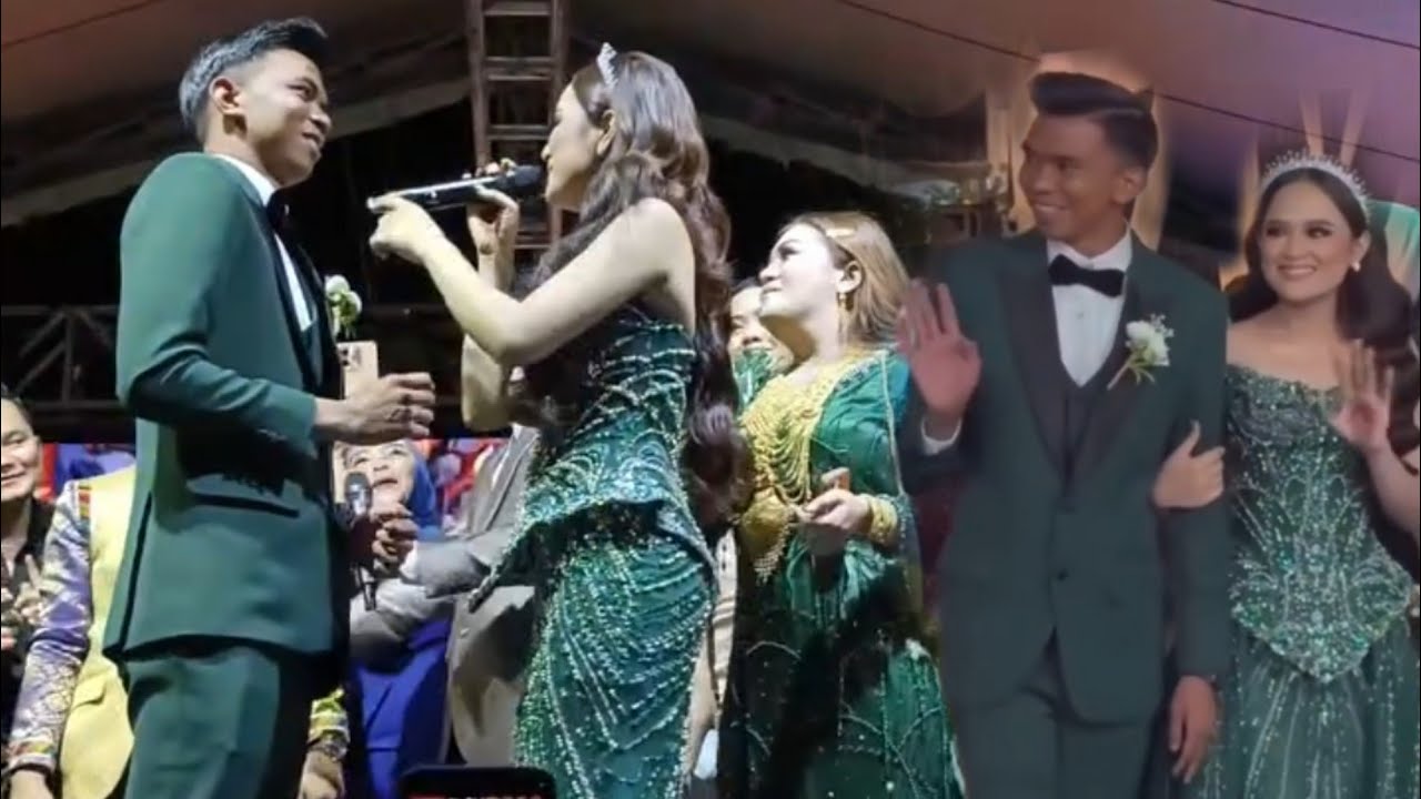 Detik Detik Agung Dan Nia Naik Ke Atas Panggung Untuk Menghibur Para Undangannya!!!