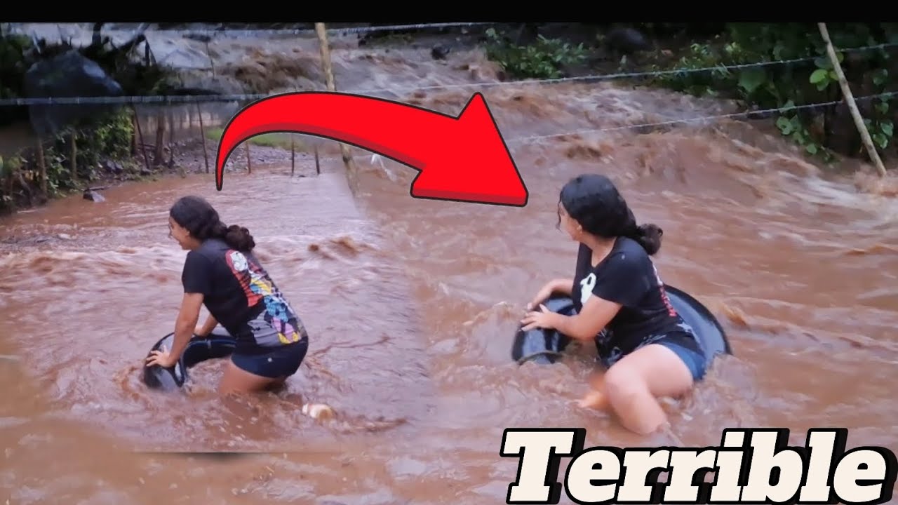 Así nos pasamos para el otro lado de la quebrada😨🙊