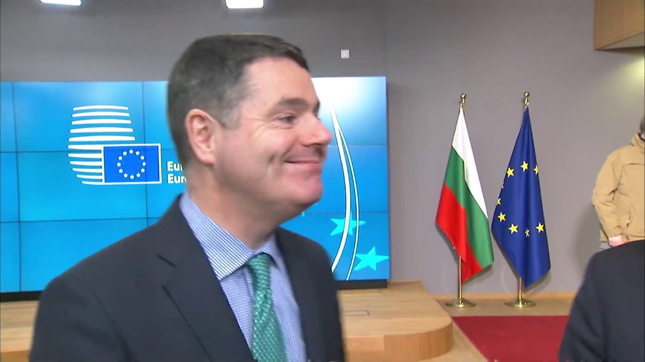 This is the new Eurogroup President Mr Paschal Donohoe