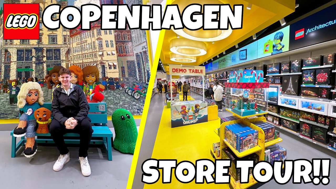 Shopping at the LEGO Store in Copenhagen, Denmark!