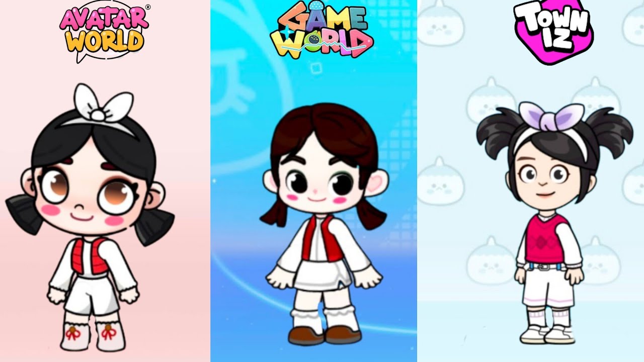 Pochacco Inspired Look In 3 gameplay #pazu #tocaboca #gameworld #avatarworld 