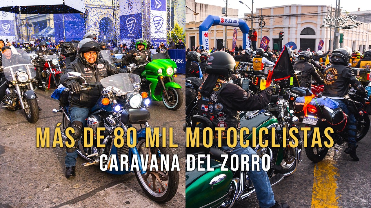 Impresionante Salida de la Caravana del Zorro, Ciudad de Guatemala 2026