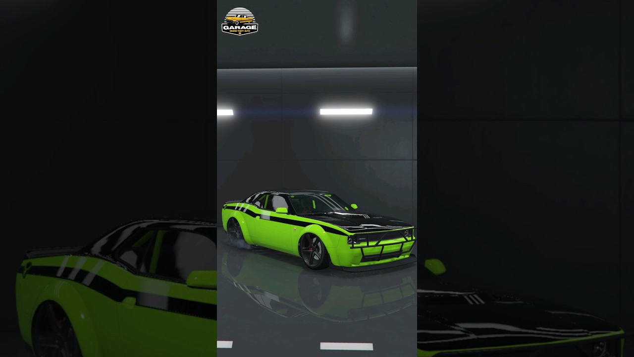 Bravado Gauntlet Hellfire Customization (Dodge Challenger Demon) - GTA 5 Online #shorts