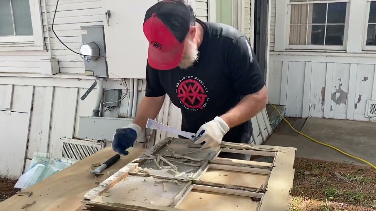 Use Steam To Remove Glass from a Historic Wood Window Sash
