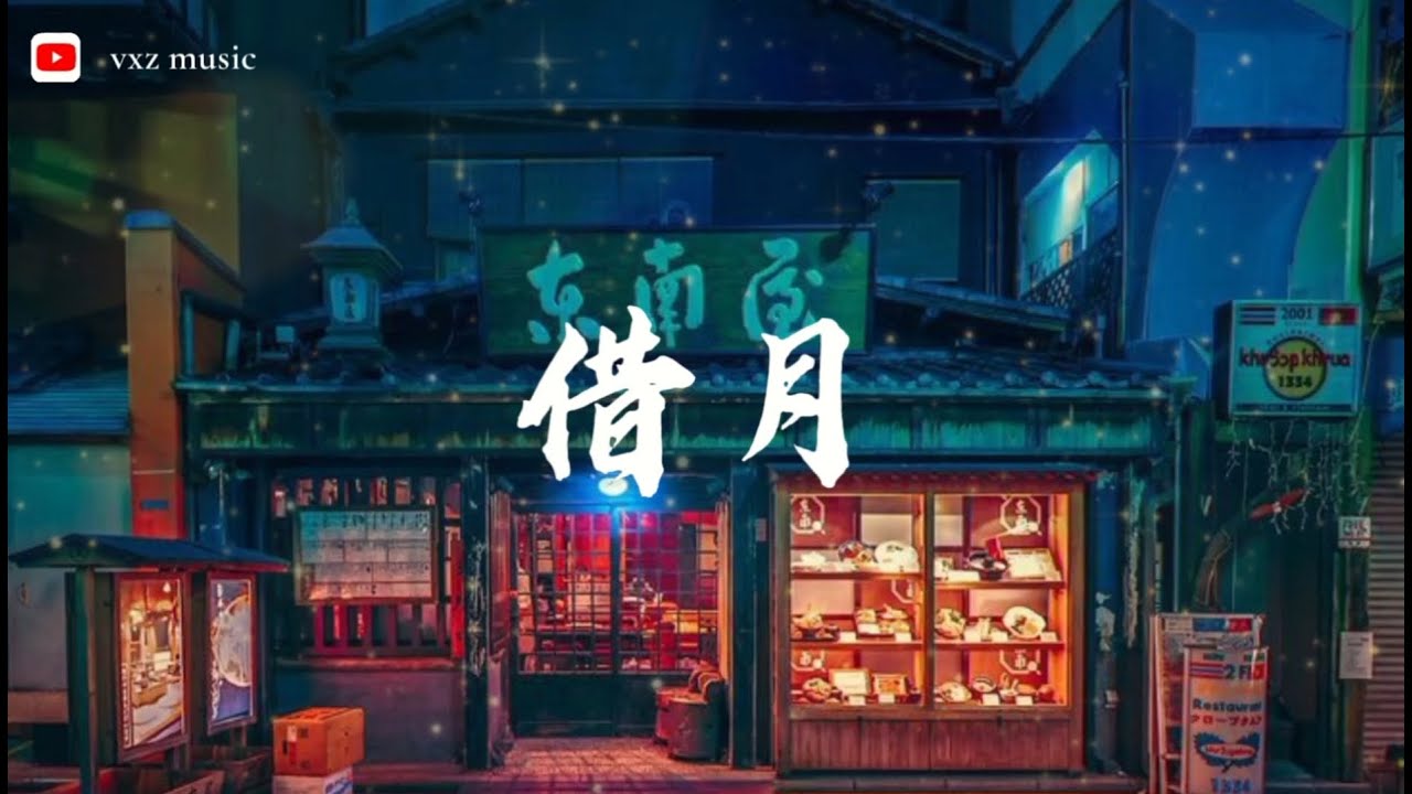 借月-王天阳「就借这月光与你对望不管落魄风光」（拼音歌词）