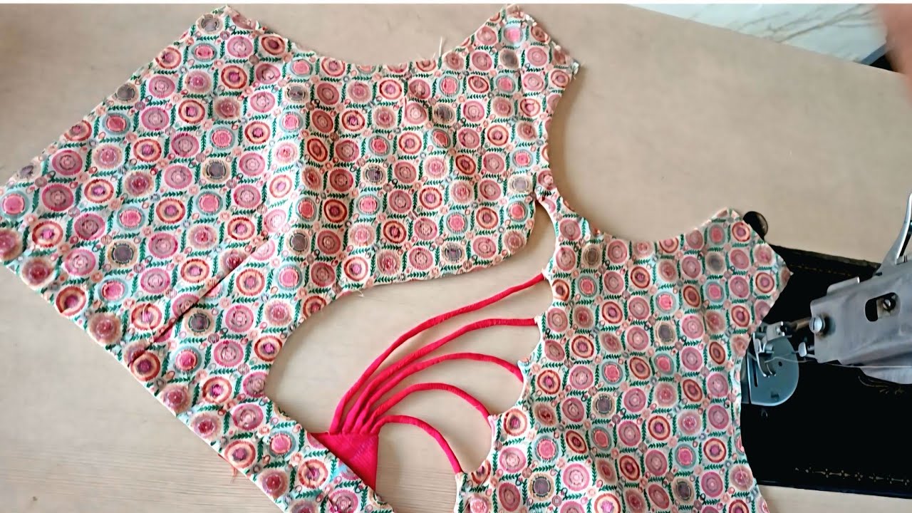 Blouse Boat Neck Design Cutting and stitching/New model blouse Boat neck Designs/blauj dizain...