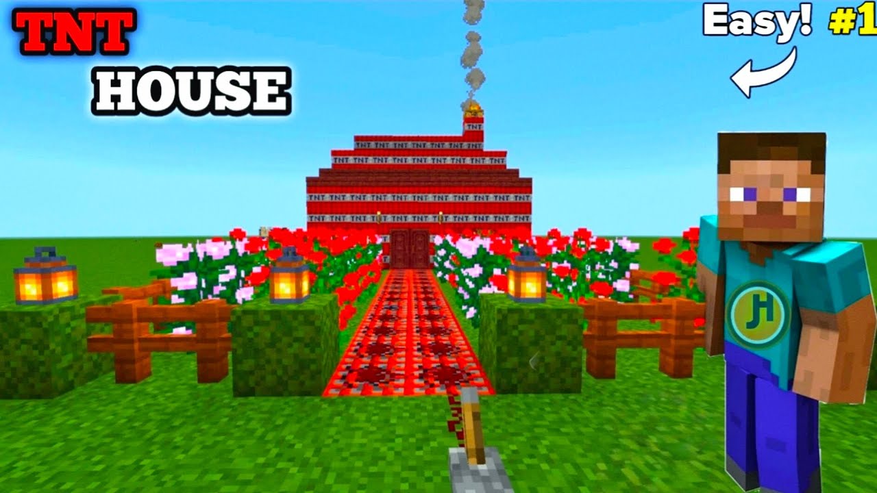 I AM TNT HOUSE MINECRAFT IN BLAST
