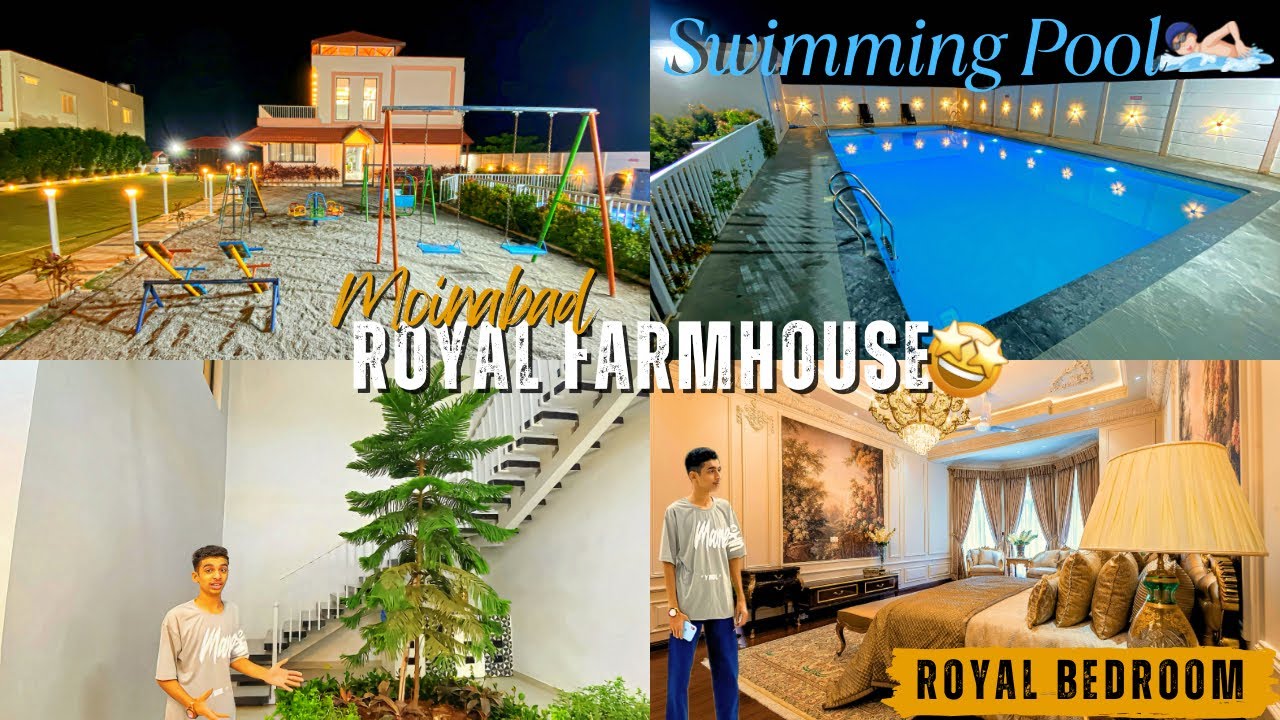 Royal Farmhouse In Moinabad Hyderabad ||MR FARMS|| Moinabad Farmhouse 🤩||Kids Playing Farmhouse 😳||
